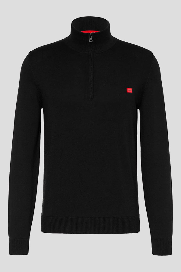 ΠΛΕΚΤΗ ΜΠΛΟΥΖΑ HUGO - 001 ΜΑΥΡΟ